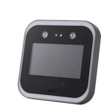 Android Face Recognition Body Temperature Measurement Kiosk Time Attendance Thermometer Detection Device